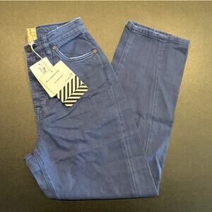 NWT Free People x Sandrine Rose College Blue Relaxed Pants Size 26